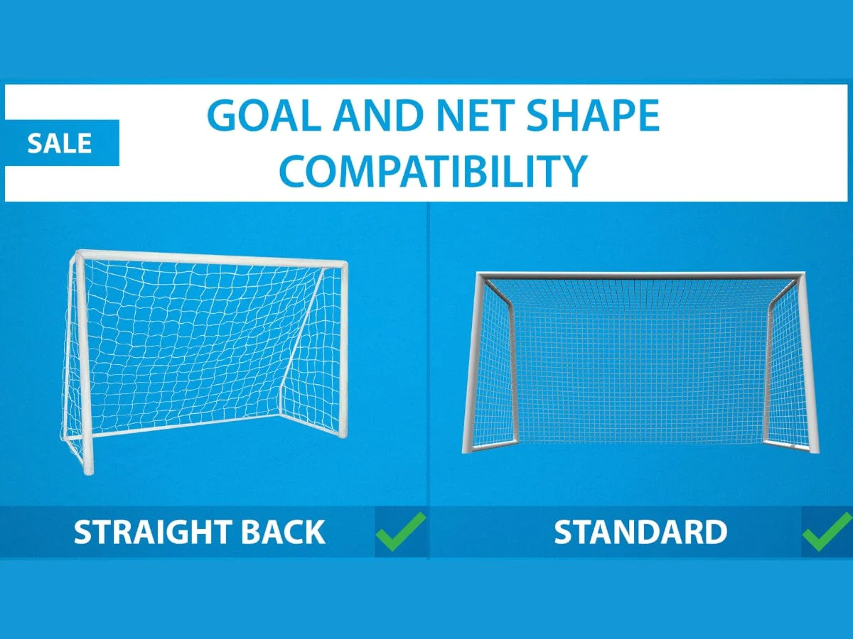 Vallerta 12x6 Ft Match Soccer Goal Net - Image 3