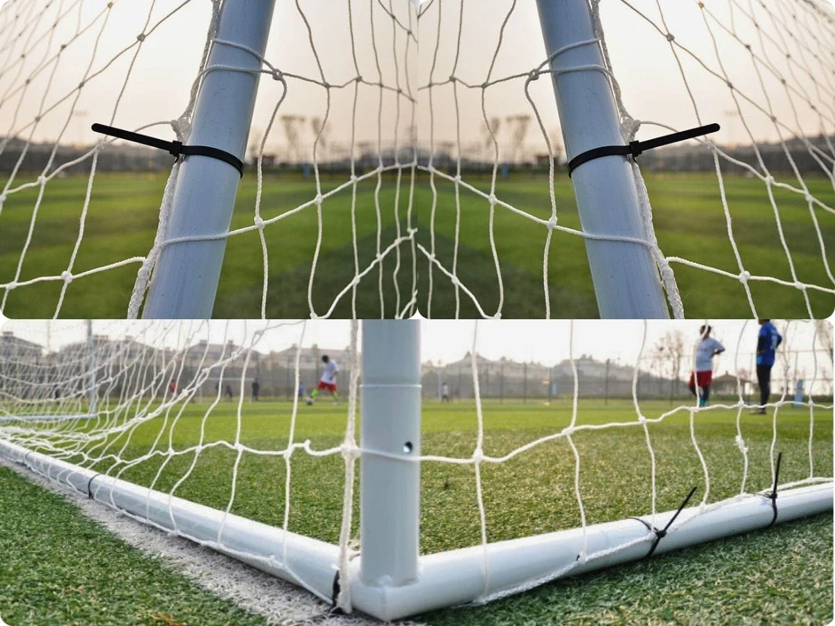Vallerta - 24x8 ft Weatherproof Square Knotted Soccer Net - Image 4