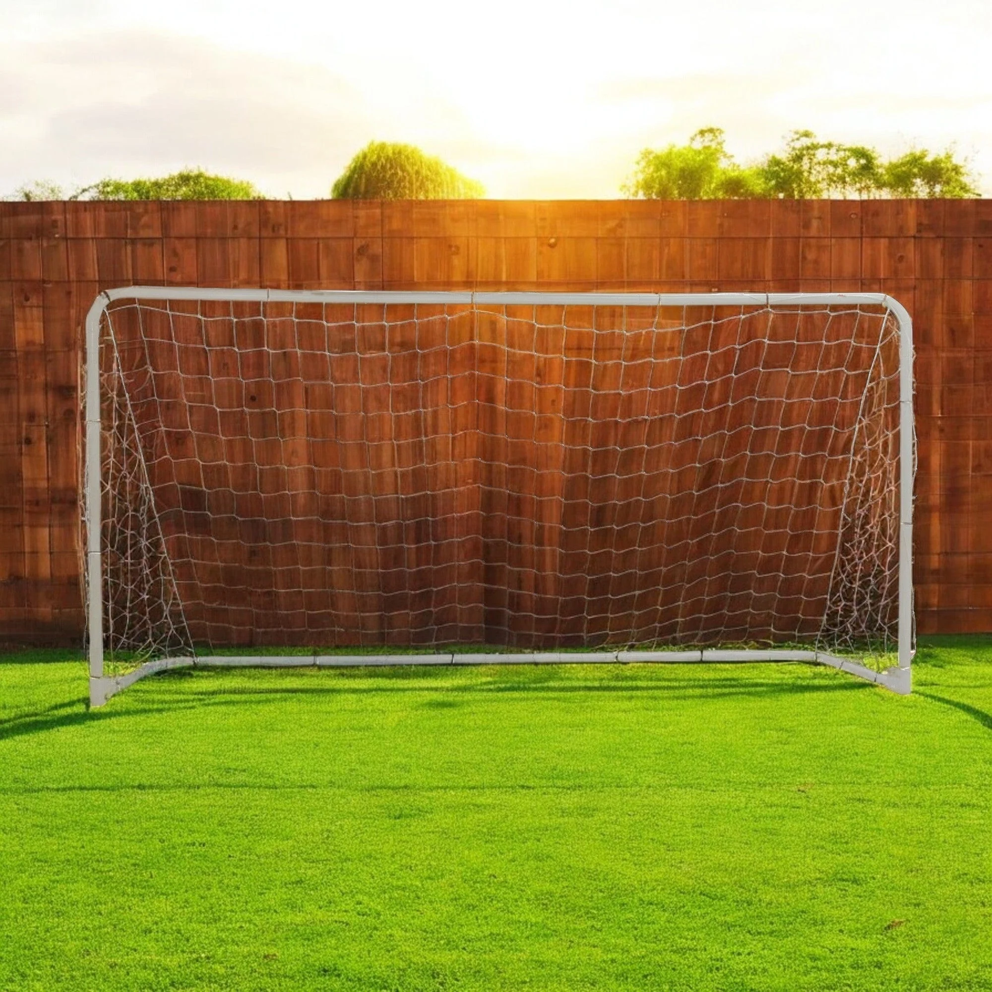 Vallerta Portable Folding Soccer Goal – Steel Frame with Weatherproof Net (Available in 7x5, 10x6, and 12x6 ft) - Image 3