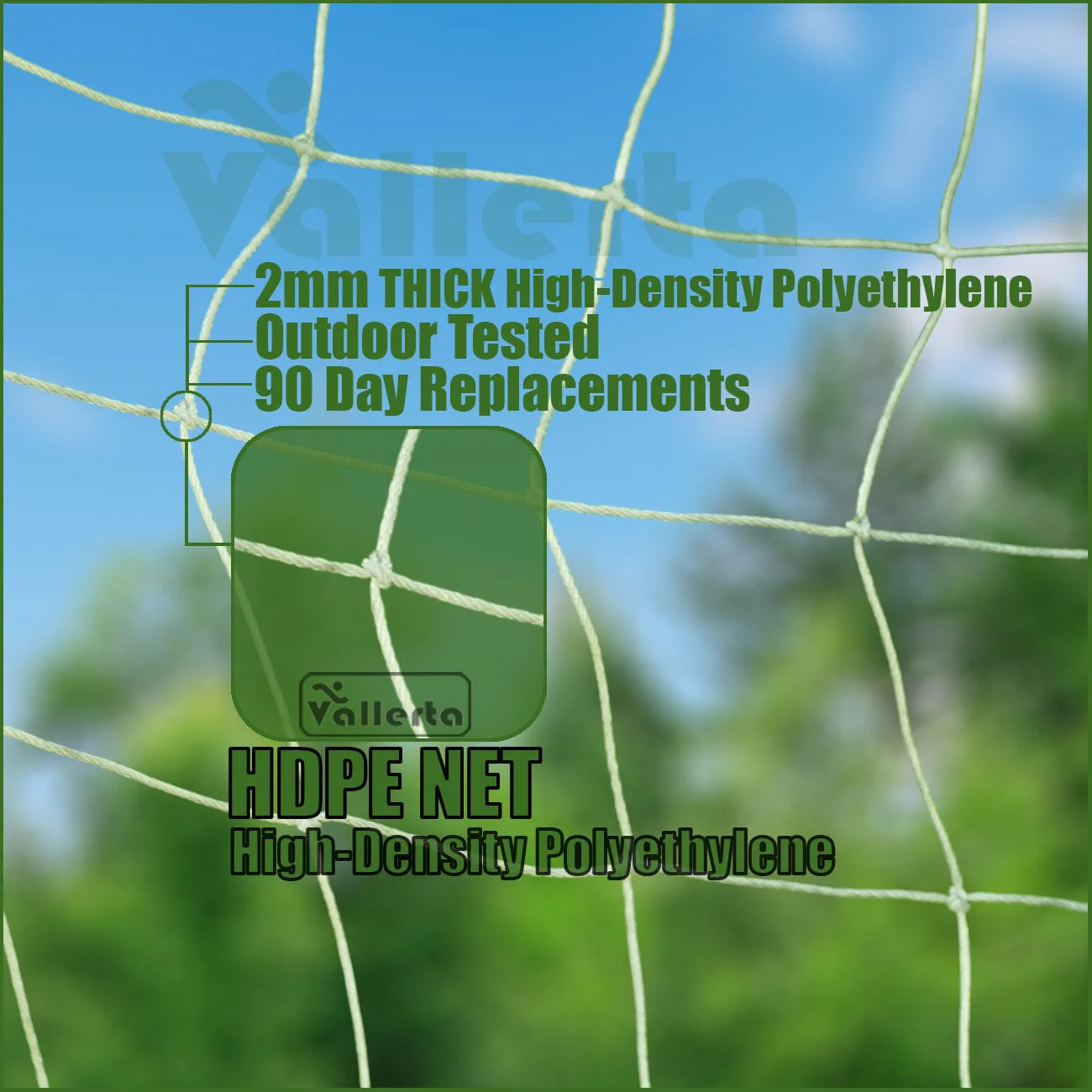 Vallerta Portable Folding Soccer Goal – Steel Frame with Weatherproof Net (Available in 7x5, 10x6, and 12x6 ft) - Image 9