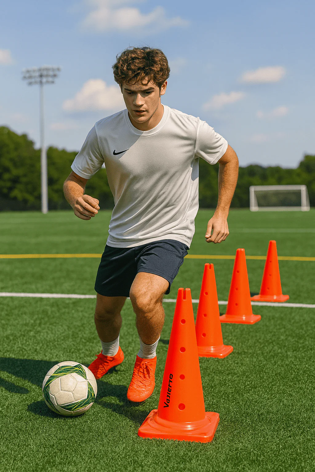 Vallerta Training Cones – 9in / 15in / 20in Agility Marker Cones for Multi-Sport Drills - Image 11