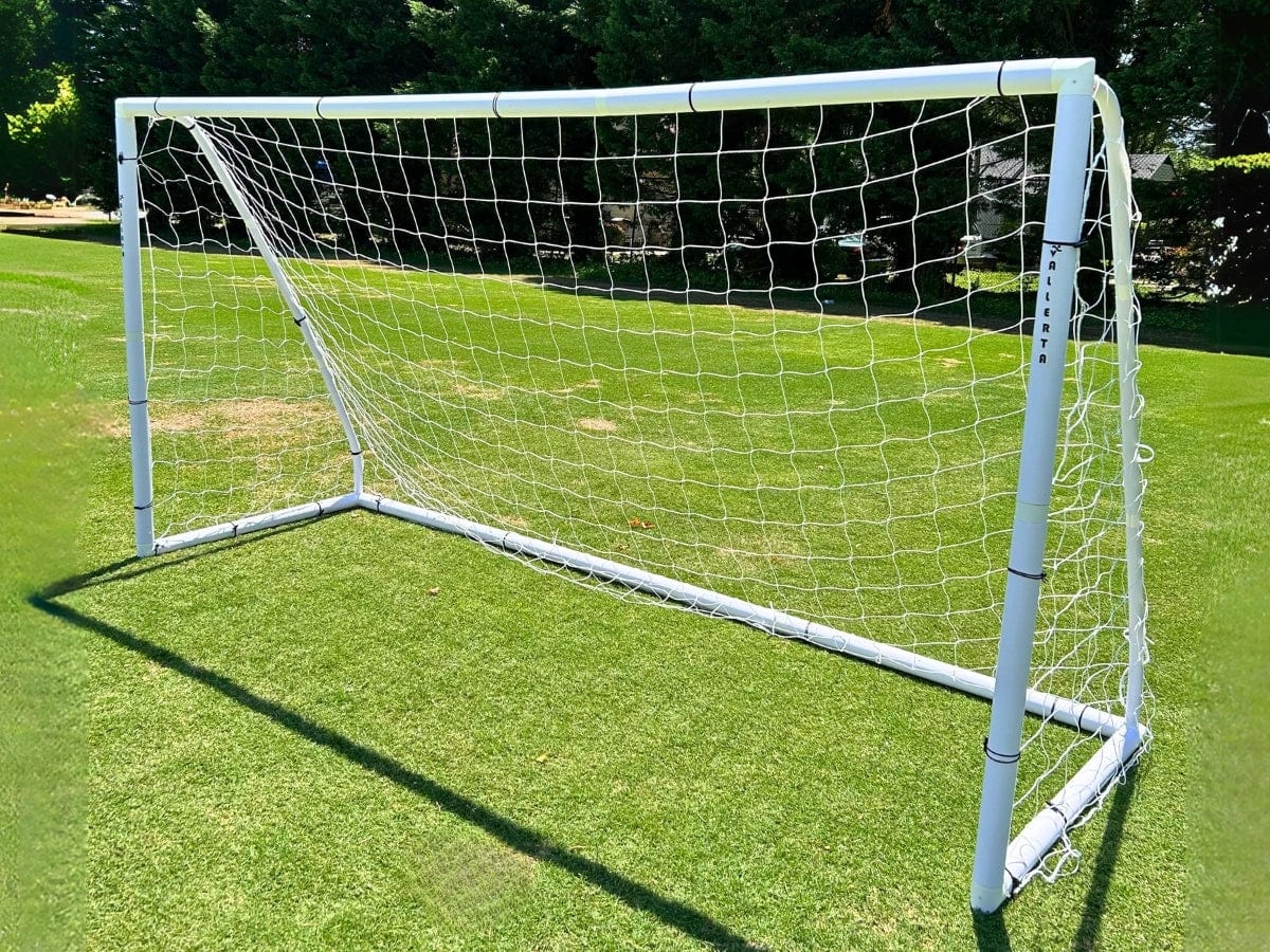 Vallerta - 10x6 ft Regulation Size PVC Soccer Goal Net & Bag - Image 3