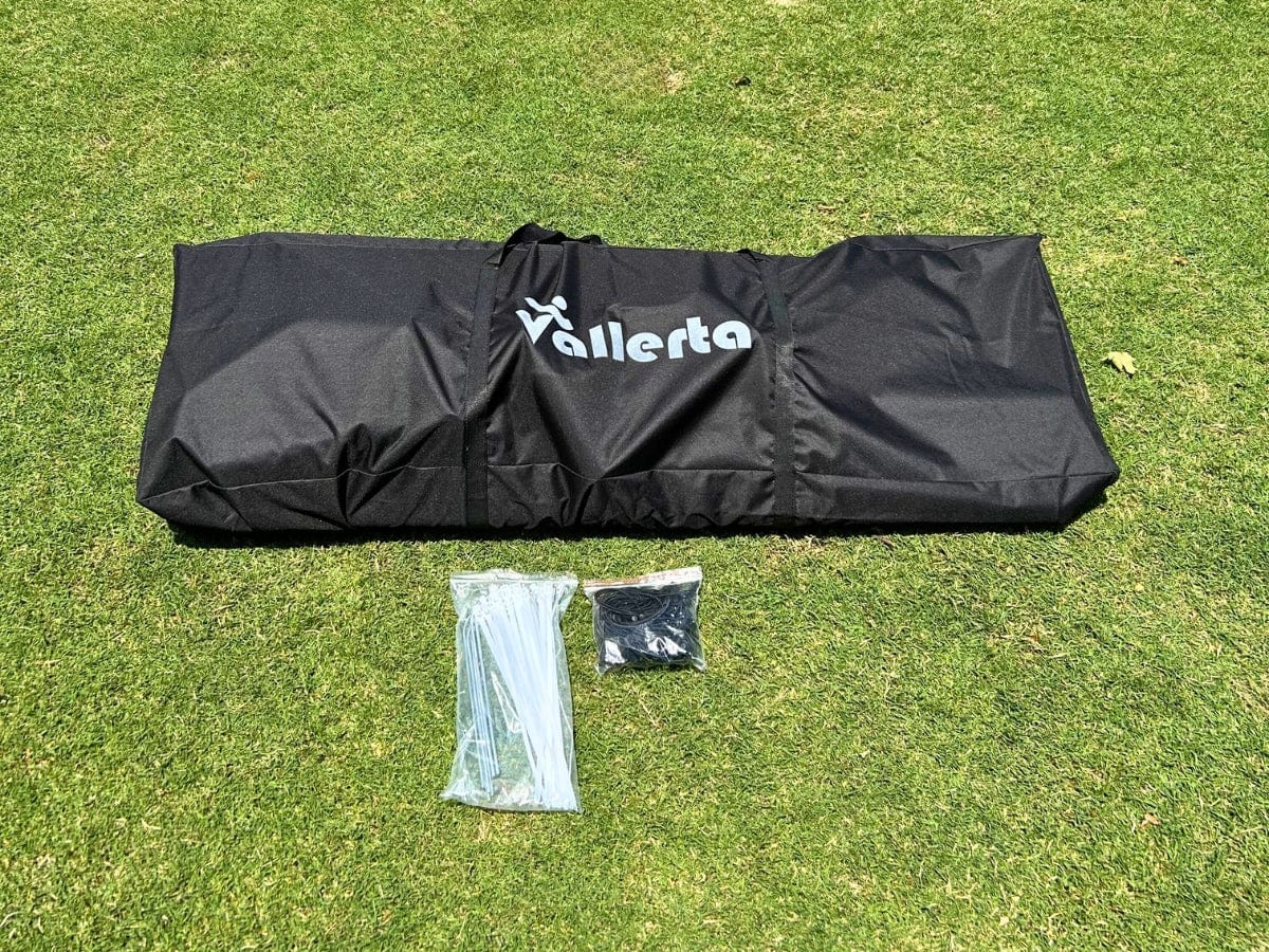 Vallerta - 10x6 ft Regulation Size PVC Soccer Goal Net & Bag - Image 7