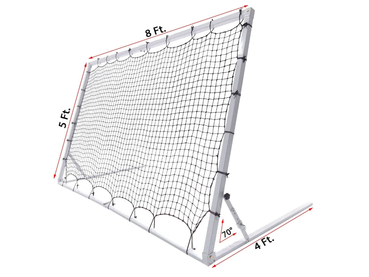 Vallerta - 8x5 ft Adjustable Steel Frame Soccer Rebounder - Image 4