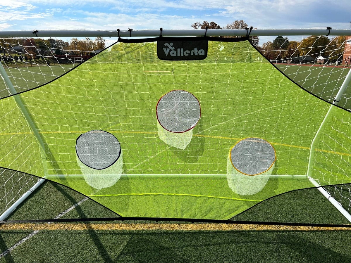 Vallerta - 12x6 ft Skill-Shot Target Net & Soccer Rebounder - Image 3