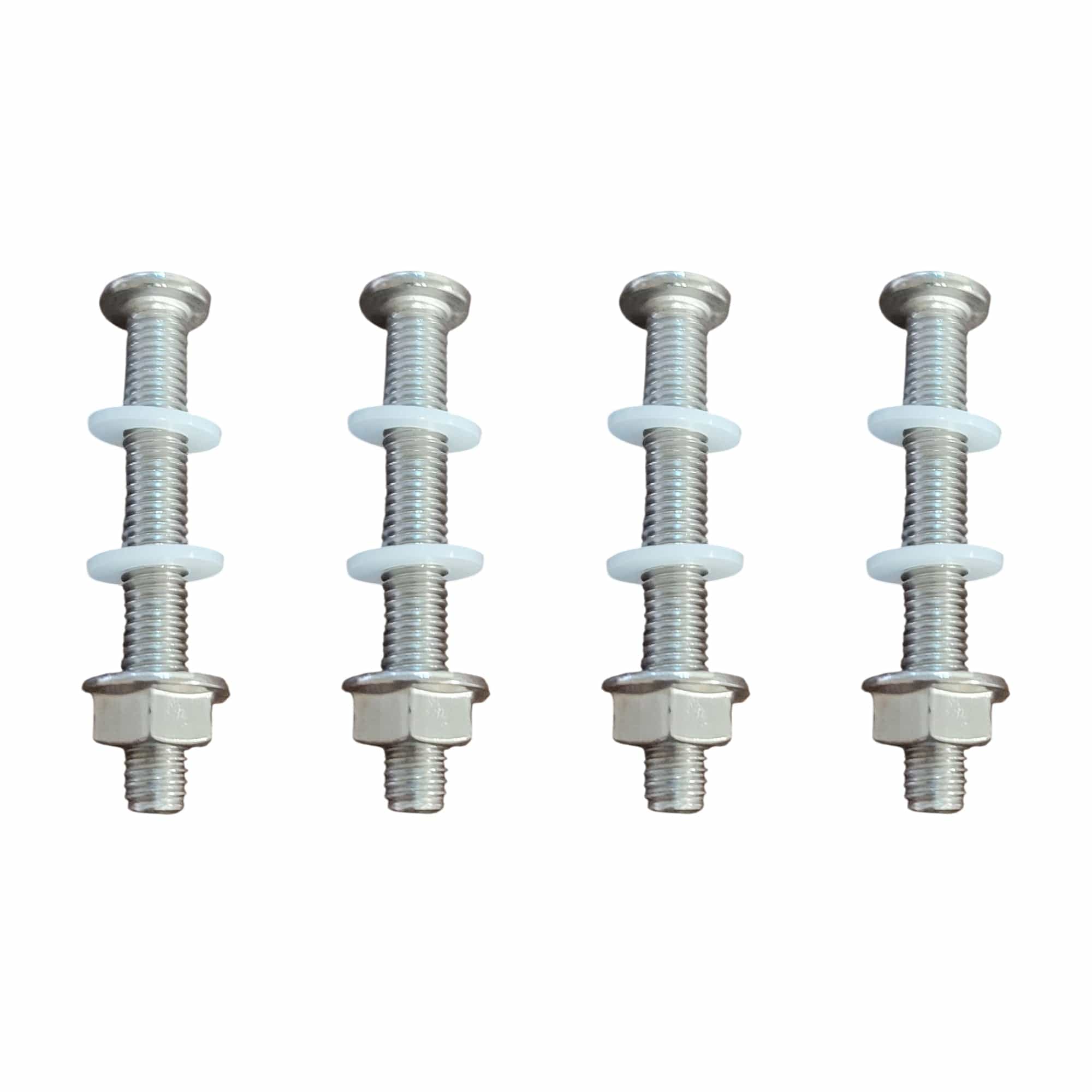 Vallerta Soccer Goal Bolt Hardware Kit – Crossbar Upgrade for 2” Steel Frame Goals – Replaces Push Pins (4 Bolts, Nuts & Washers) - Image 4
