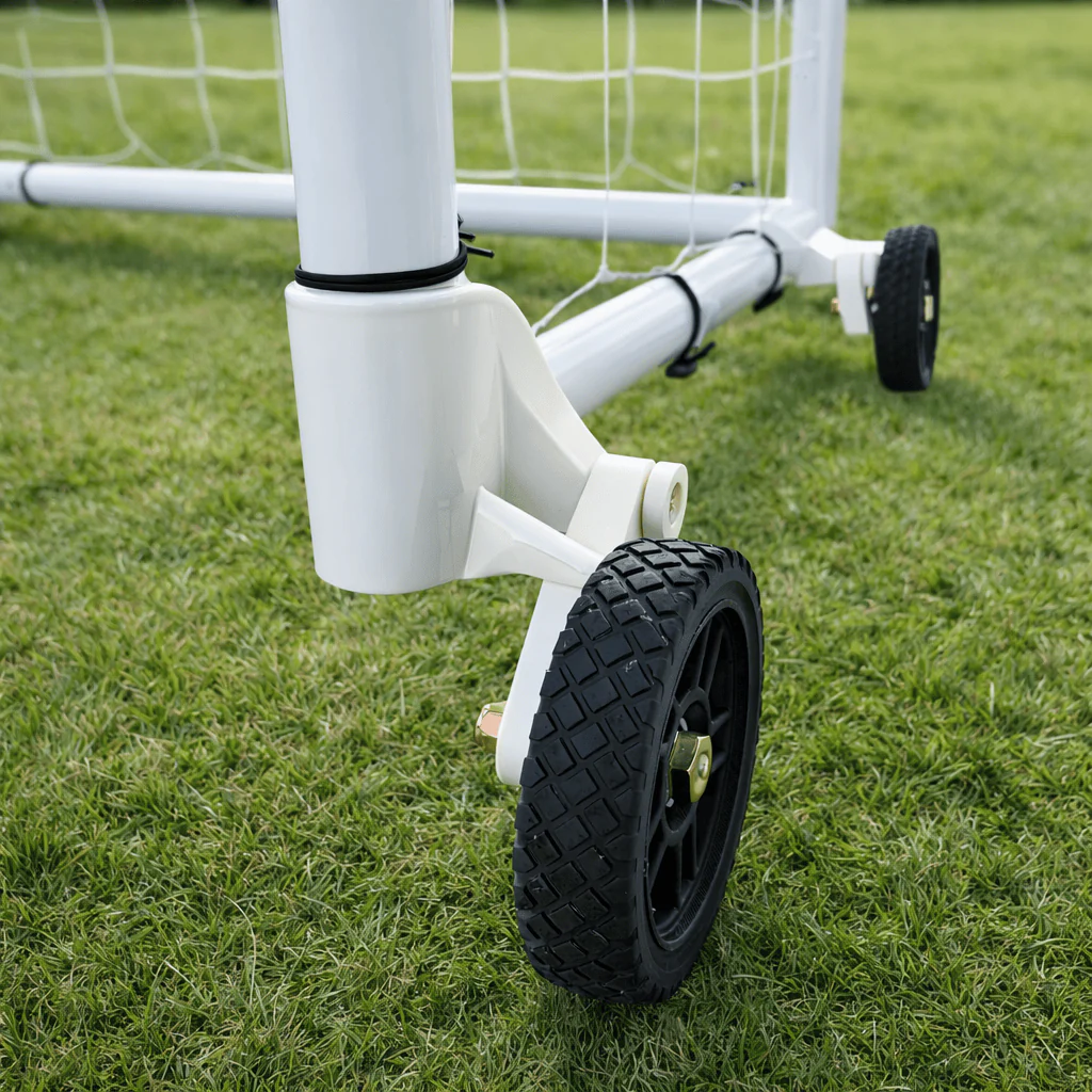 Wheel Kits for Steel and Aluminum Goals, No Lifting Required, 500LB Capacity, Pre-Assembled, Set of 4, Easy Install - Image 2
